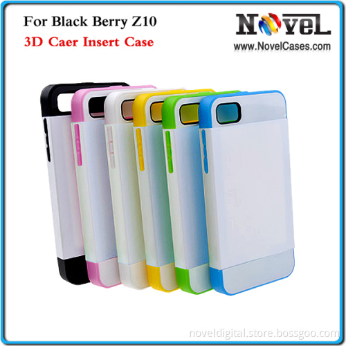 Card Insert 3D Sublimation Phone Case for Blackberry Z10